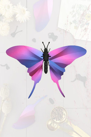 Product Papieren Swordtail Vlinder